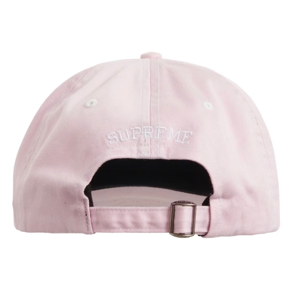 SUPREME • Milano Patch 6-Panel Baby Pink Baseball Cap - Picture 2 of 16